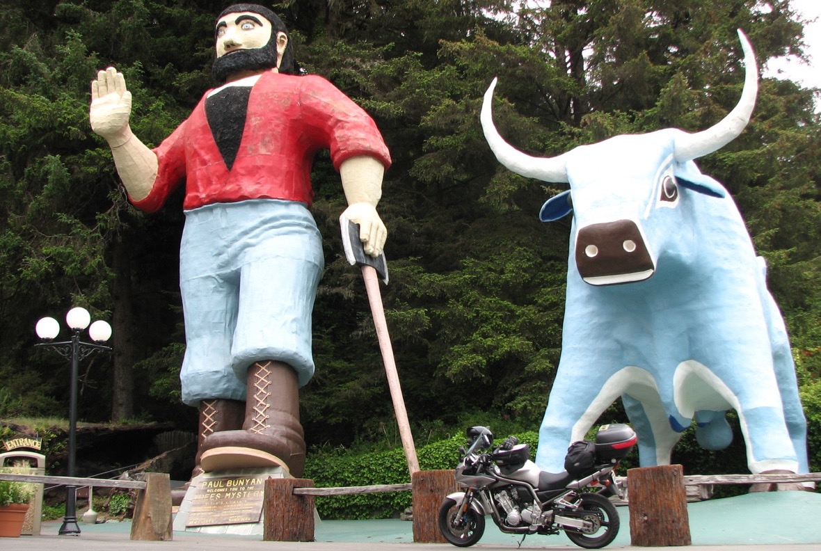 Stopped at the Trees of Mystery on an epic road trip up HWY1 & 101, north to the tip of Washington.